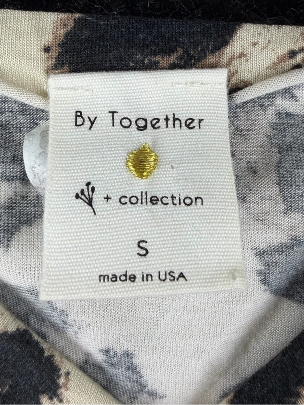 By Together Leopard Print Modal Knit‎ Top Small 3/4 Sleeve - Picture 3 of 6